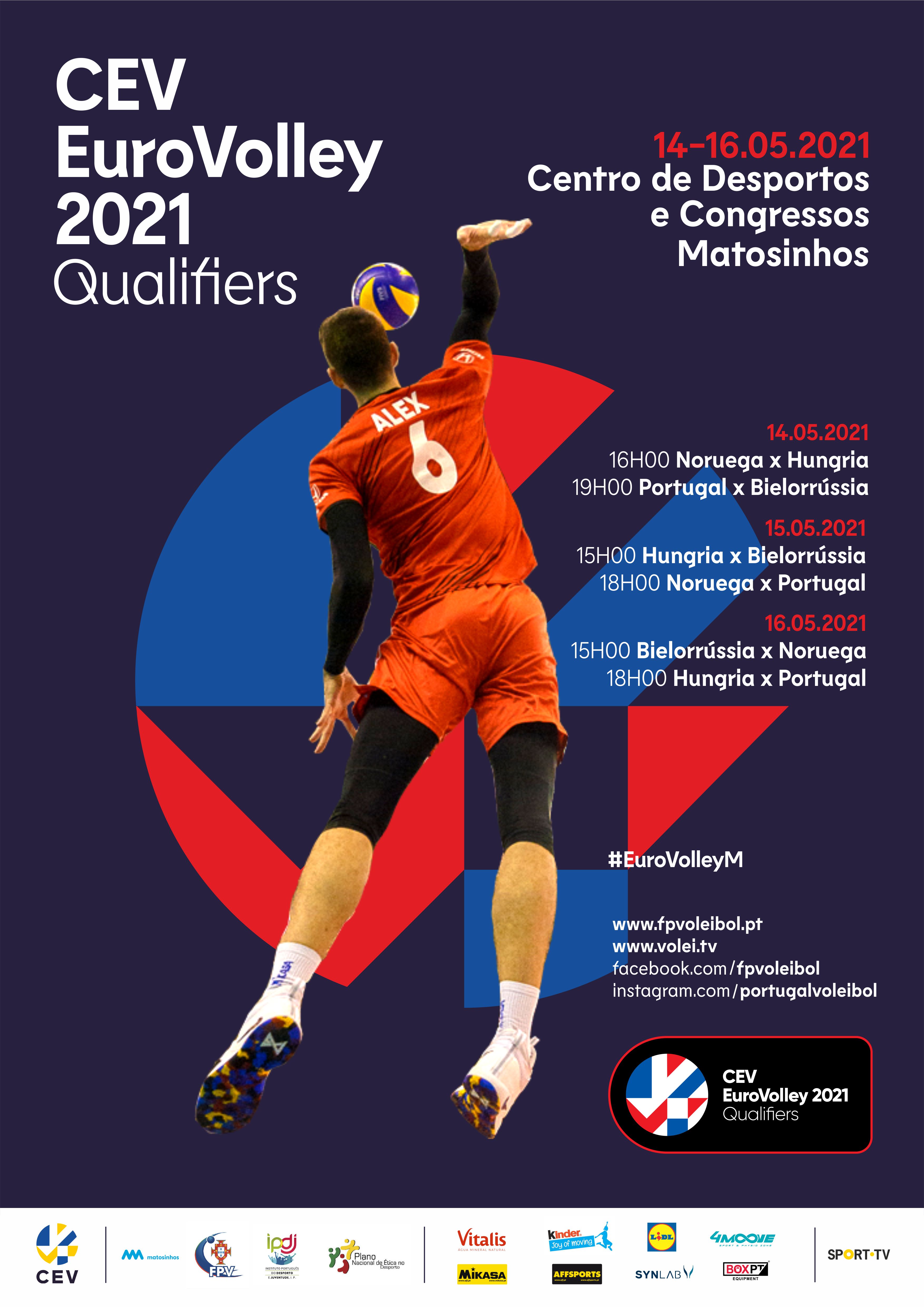 Portugal finish preparations for EuroVolley qualifiers with friendly